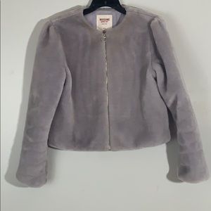 Faux fur jacket